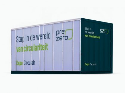 Container van de Expo Circulair van PreZero