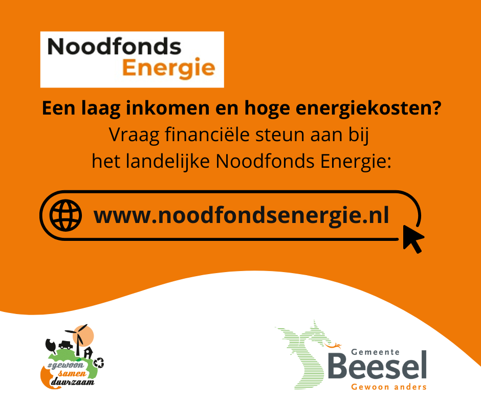 Bekendmaking dat het Tijdelijk Noodfonds Energie weer opent