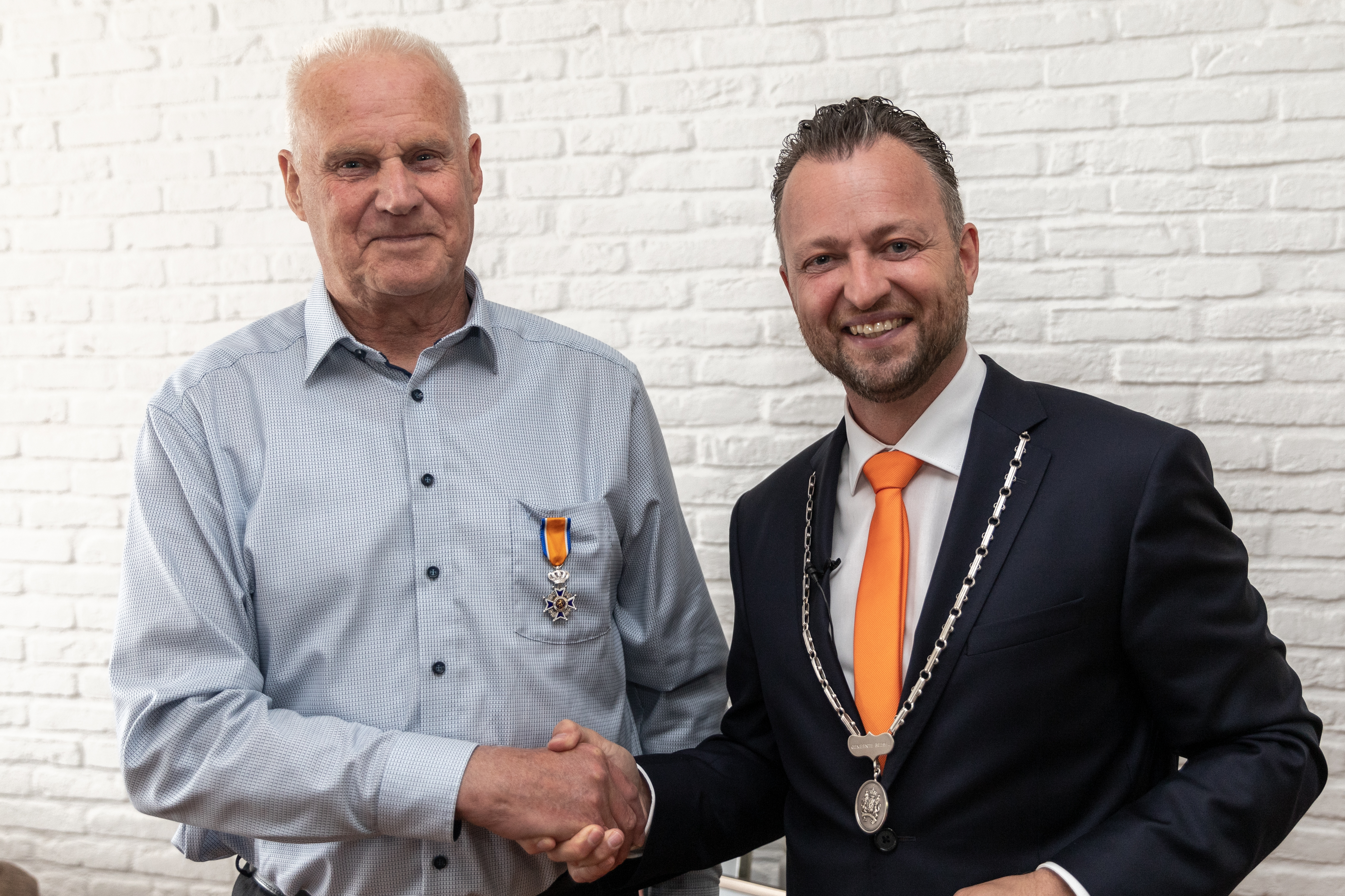 Herman Geerlings als Lid in de Orde van Oranje Nassau bij Lintjesregen 2025