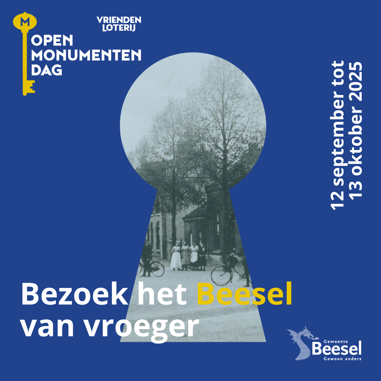 Aankondiging van de foto expositie van de Open Monumentendag 2025