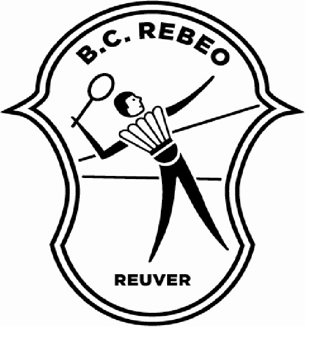 Logo van badmintonclub Rebeo