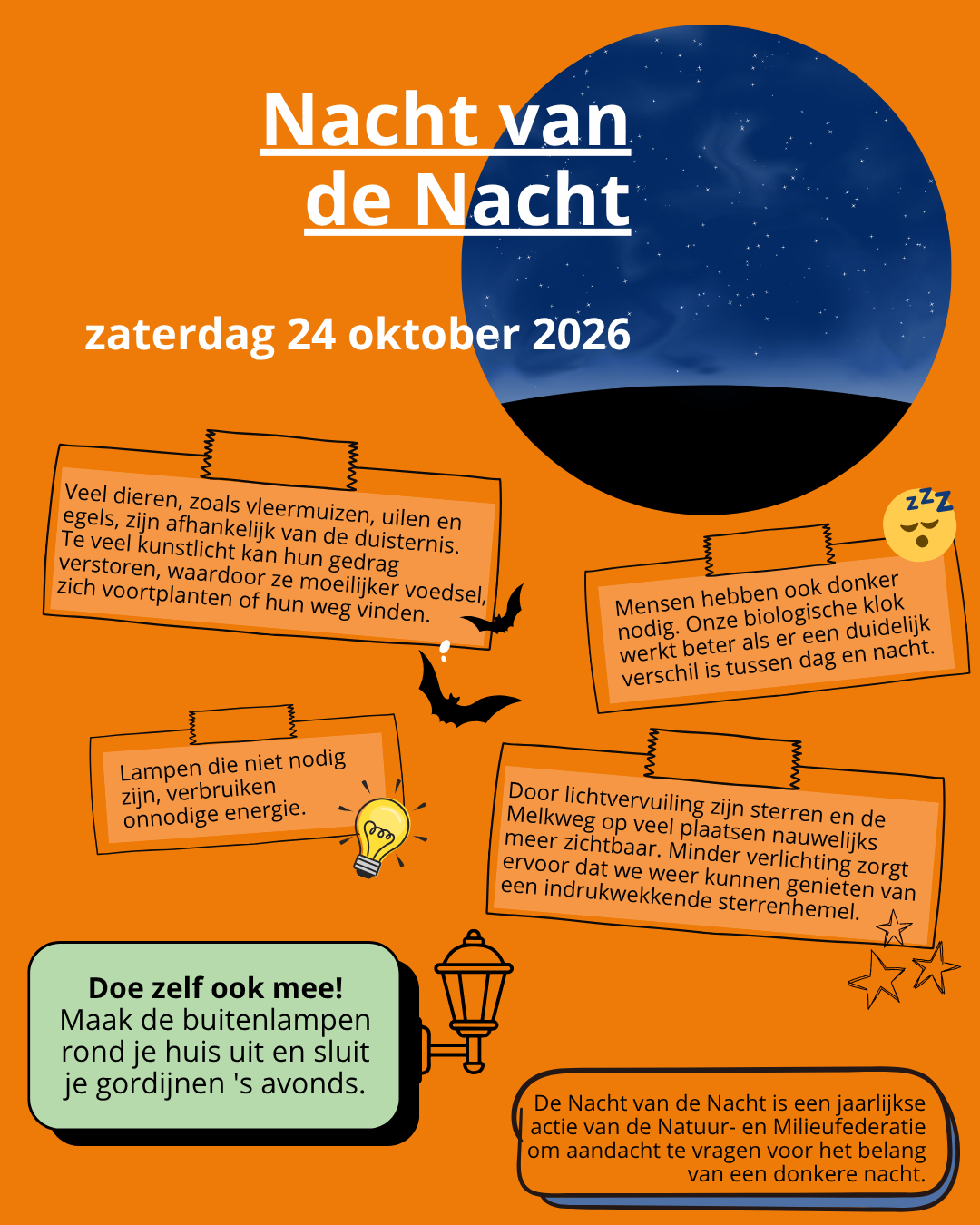 Nacht van de Nacht en waarom een donkere nacht zo belangrijk is