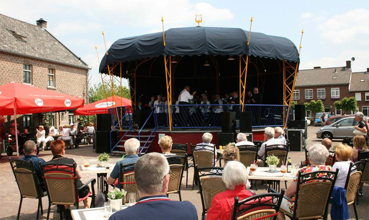 Kiosk in de dorpskern Beesel