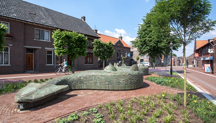 Drakenstaart op de markt in Beesel